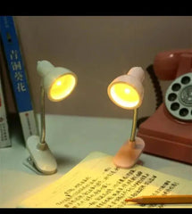 Mini LED Clip-On Reading Lamp – Portable Night & Study Light