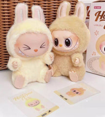 Pop Mart Labubu Plush – Adorable Anime Bunny Doll & Keychain (Collectible Series)